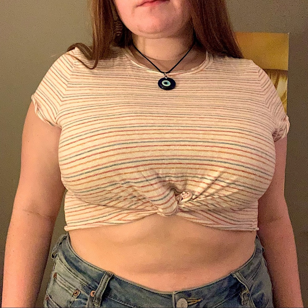 Tie Front Crop Top